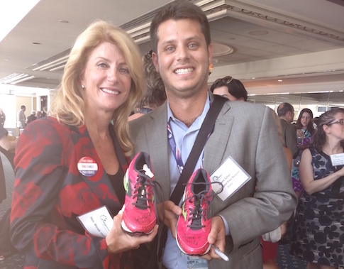 Wendy Davis Signed the Pink Sneakers I Bought at Her Estate Sale