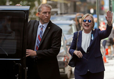 Battling Pneumonia, Clinton Falls Ill at 9/11 Memorial