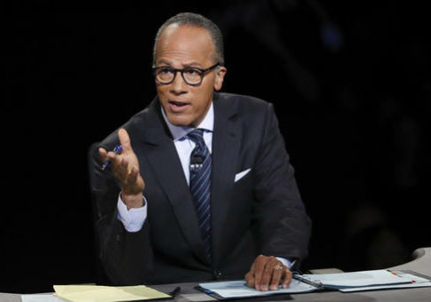 Lester Holt: Clinton's 'Untrustworthy' Reputation Isn't Going Away