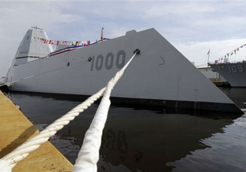U.S. Navy's Newest Warship Has No Ammunition for Its Big Guns
