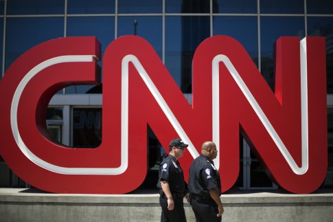 CNN Staffers Intently Focused on Bull-Chase in Queens