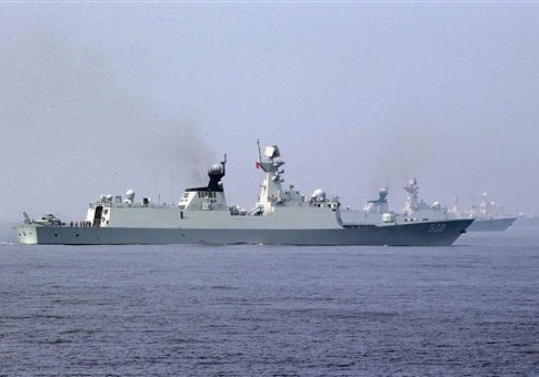 Chinese Navy Ships Dock in San Diego