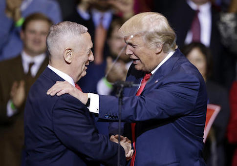 Trump Formally Announces Mattis as SecDef Choice