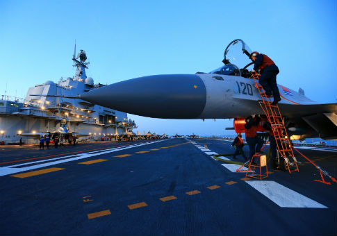 China Holds First Live-Fire Drills With Aircraft Carrier, Warships