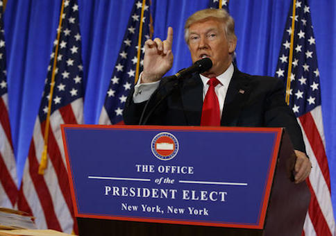 President-Elect Hits CNN, Buzzfeed for False Stories