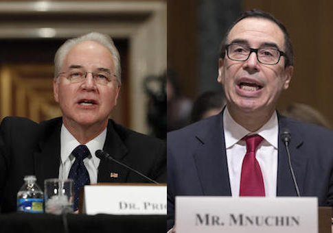 Democrats Boycott Confirmation Votes on Tom Price and Steven Mnuchin