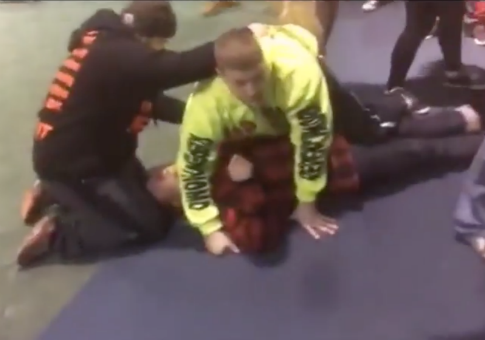 Trump Supporter Knocked Unconscious After Being Hit by Airport Protesters