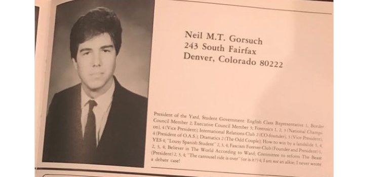 Neil Gorsuch's First Confirmation Misstep