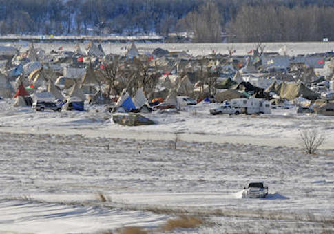 Sanitation Crews Search for Dead Bodies Amid Piles of Pipeline Protester Trash