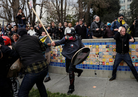 In Day of Pro-Trump Rallies, California March Turns Violent