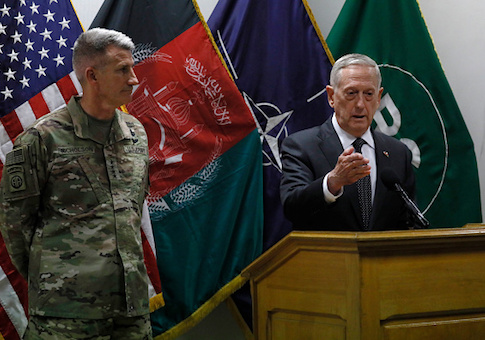 Mattis: U.S. Must 'Confront' Russia Over Weapons Support for Taliban
