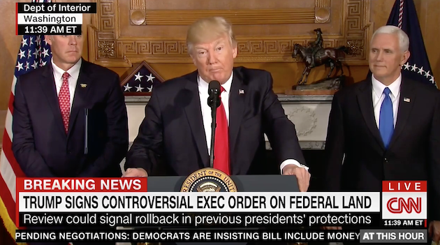 Trump Asks for Review of Obama's Half-a-Billion-Acre Land Grab; CNN: 'Controversial!'