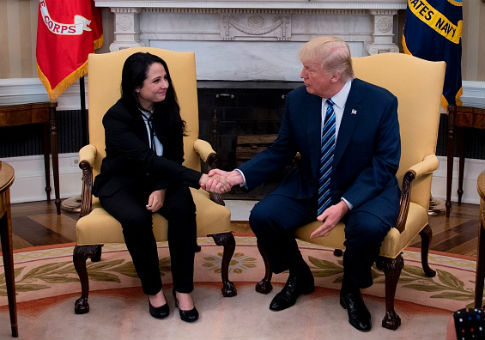 Trump Meets With Aid Worker After Negotiating Her Release From Egypt