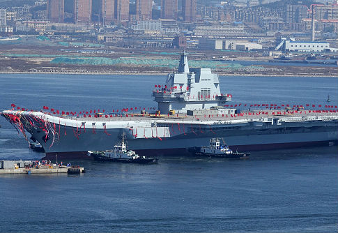 China Launches New Aircraft Carrier, Bolstering Naval Presence