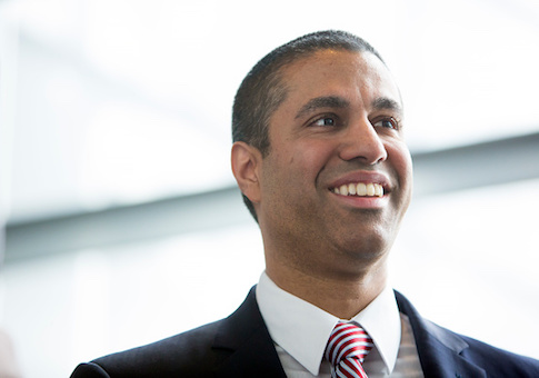 Alt-Left Targets Ajit Pai
