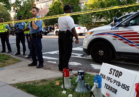 Erdogan's Government Blames D.C. Protesters for Violent Attack by Turkish Personnel, Contradicting Video Evidence