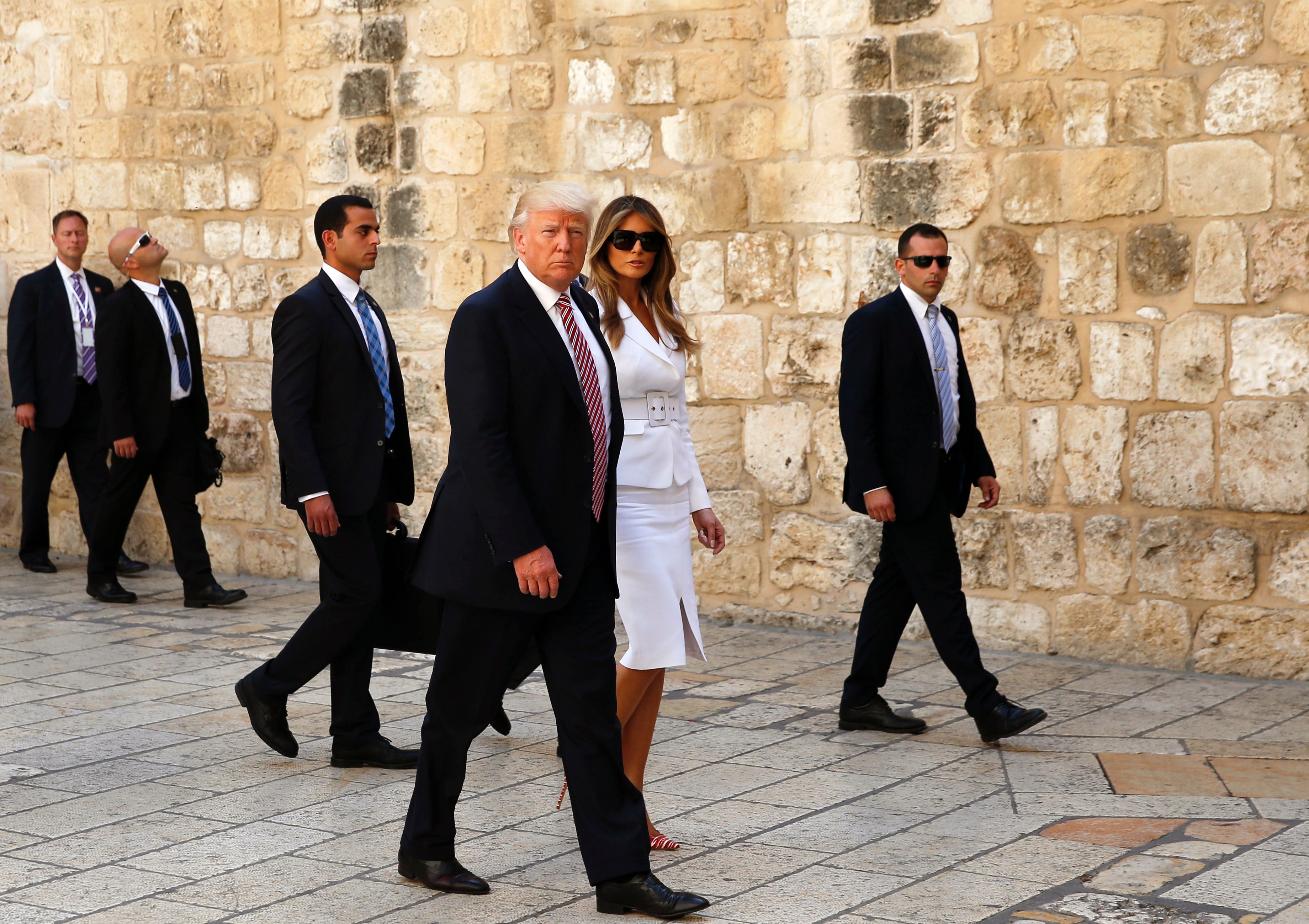 Trump Becomes First Sitting President to Visit Western Wall