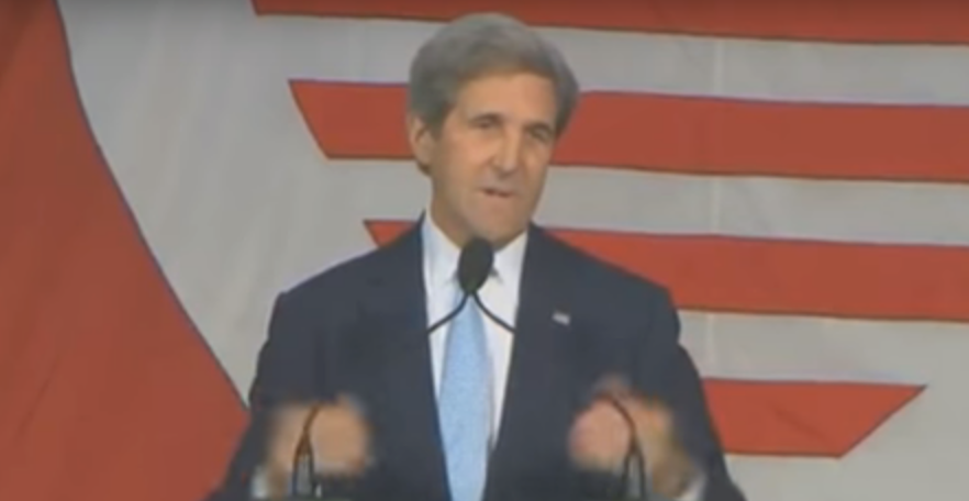 ohn Kerry Took to Stage to Make Harvard Commencement Speech. And He Just Had to Get Political...