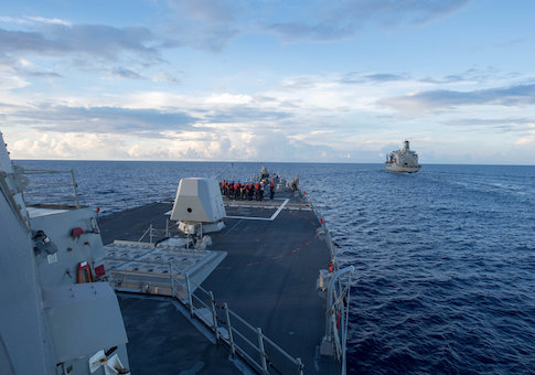 U.S. Warship Challenges Beijing's Claims in South China Sea