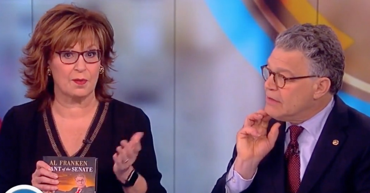 Even Al Franken Had to Pause When Joy Behar Made a Comment About Trump's Grandchildren