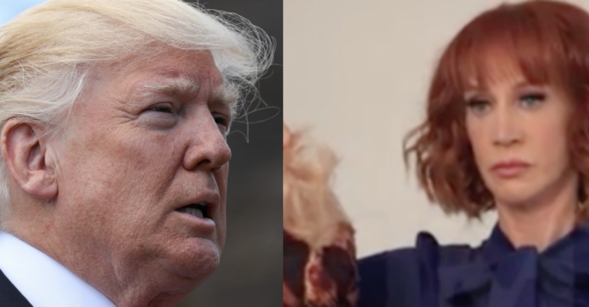 Donald Trump Just Responded to the Photo of Kathy Griffin Holding His Severed Head