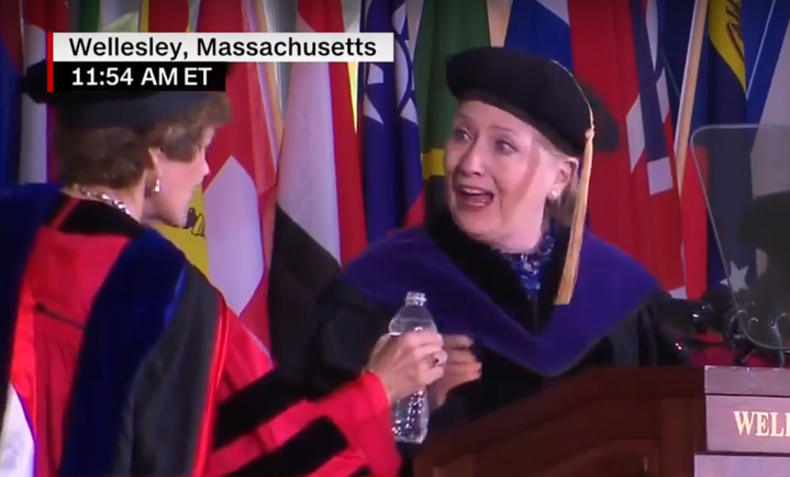 Hillary Speech Was Going Fine...Until She Reached for Her Bottle of Water