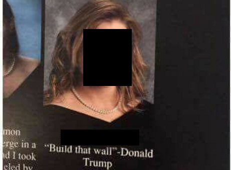 High School Confiscates Yearbooks After Deeming 'Build That Wall' Senior Quote 'Inappropriate'