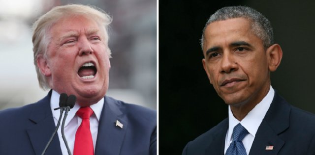 After Blasting Obama in Series of Tweets, Trump Demands an Apology