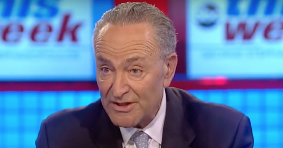 Chuck Schumer Reveals the 'Chances' the Republicans Will Pass Health Care Bill in the Senate
