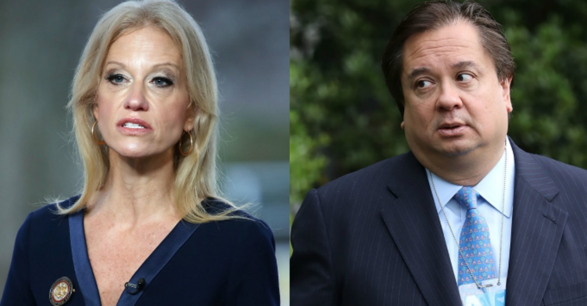 After Backing Out of DOJ Gig, Kellyanne Conway's Husband Drops Explosive Tweet on Trump