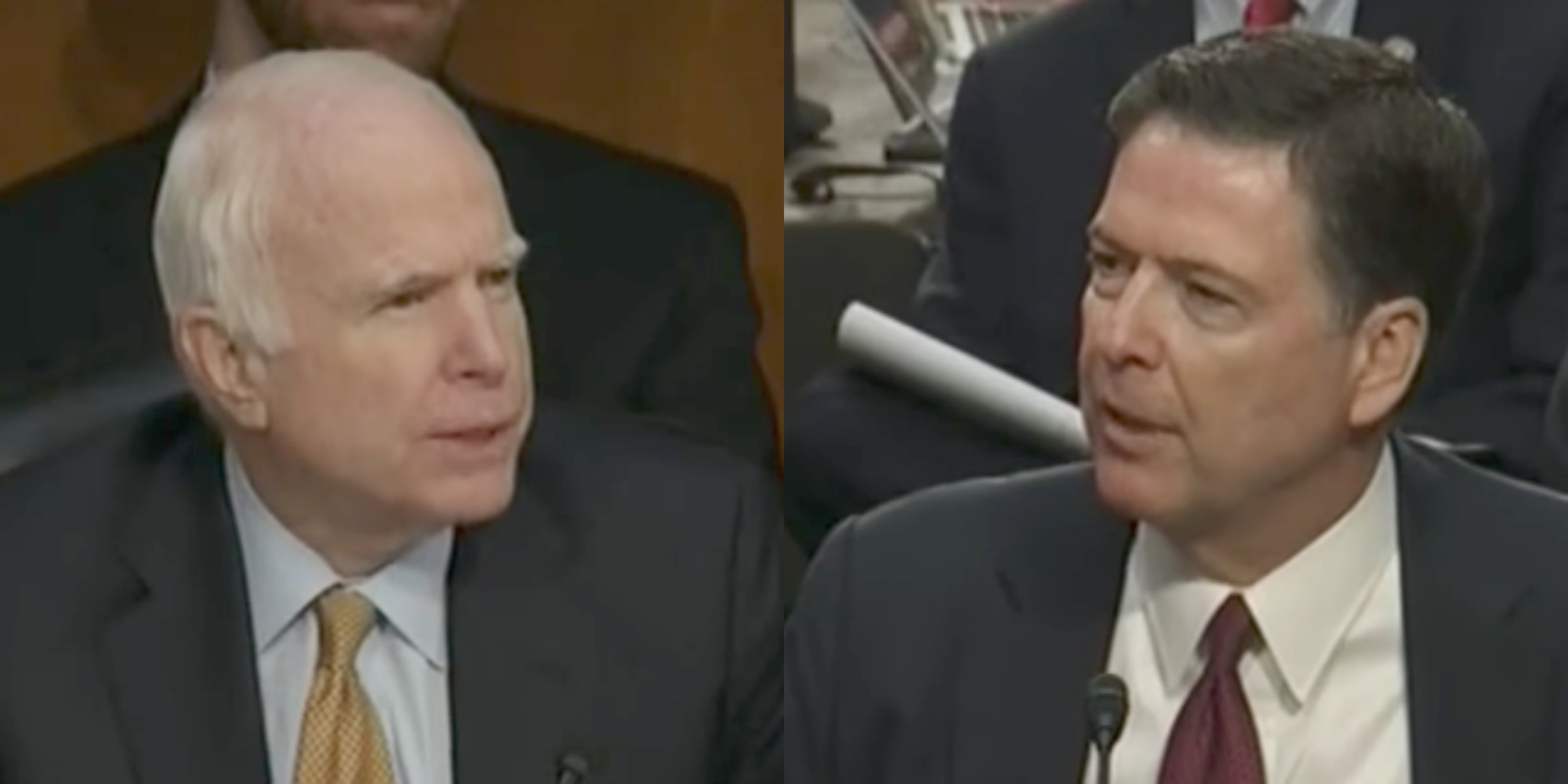 McCain Asks What 'That Thing' Was That Comey Had with Trump