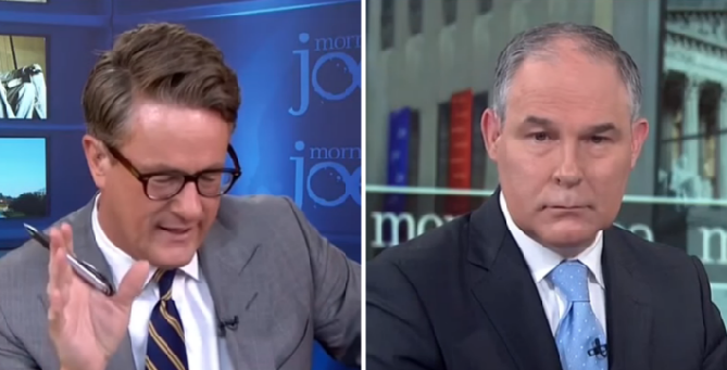 Joe Scarborough Brings Interview with Trump EPA Chief to a Screeching Halt and Demands an Answer