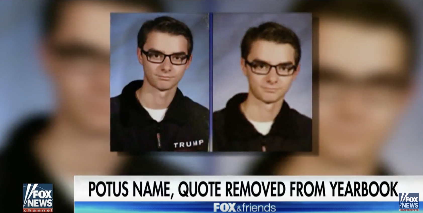 New Jersey High School Erases Trump Logos From Students' Yearbook Photos