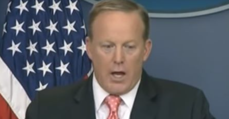 Spicer Asked to Comment on trumps confidence in ag sessions. His 'Response' Says it all...