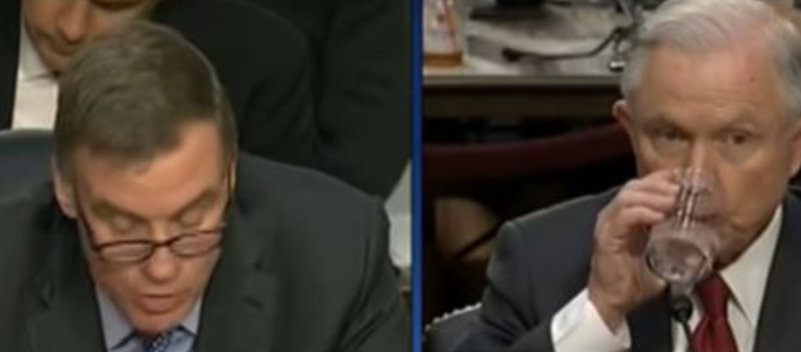 Dem Sen Asks Sessions the Question That's Been on the Media's Lips All Day