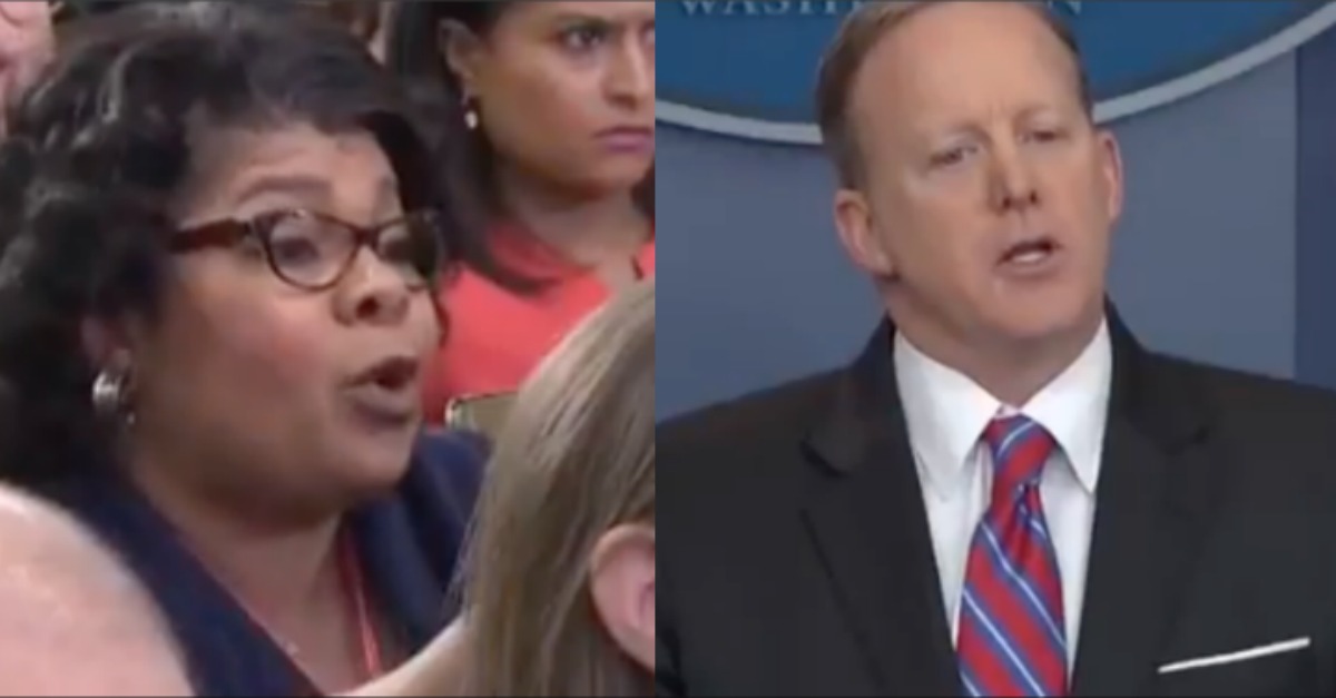 [11:54] Reporter Who Clashed with Spicer Mocks Him on CNN: "I Hate to Use That Word. But..."
