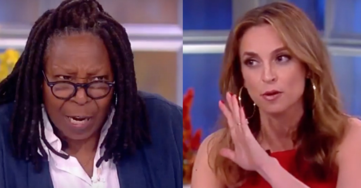 'The View' Segment on Shooting Erupts After Whoopi Basically Calls Conservative Co-Host a "Liar"