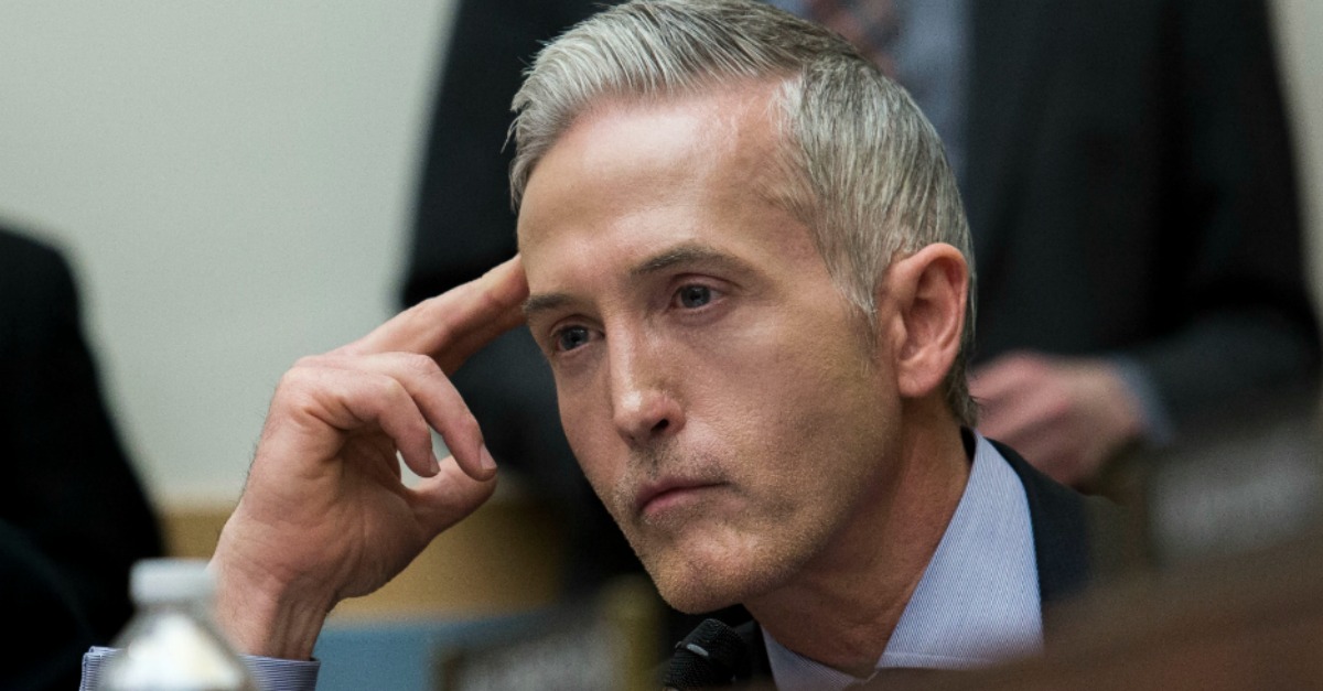 Trey Gowdy Just Announced His New Job in Congress. And It's the Role He Was Born to Play