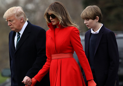 Trump Family Watches Solar Eclipse at White House