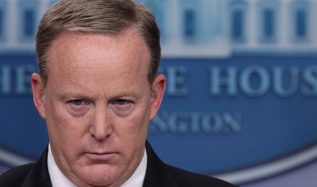 News Agency Covering Sean Spicer Blasted for Invasive Place They Put Camera