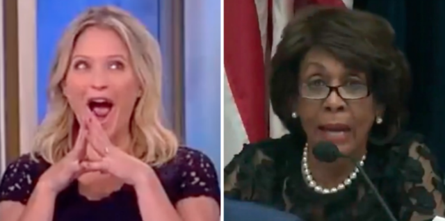 Maxine Waters Had a Cringeworthy Meltdown. And The View Ladies' Reaction to It Was Even Worse