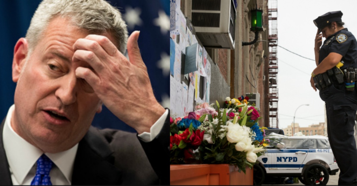 De Blasio Left Country to Protest Trump a Day After NYC Officer Killed. NYPD Just Called Him Out