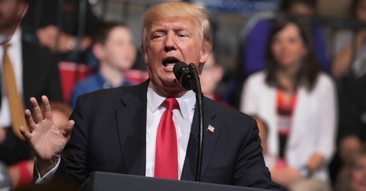 Trump Just Sent a Message to Anyone Bashing His Son Donald Jr.