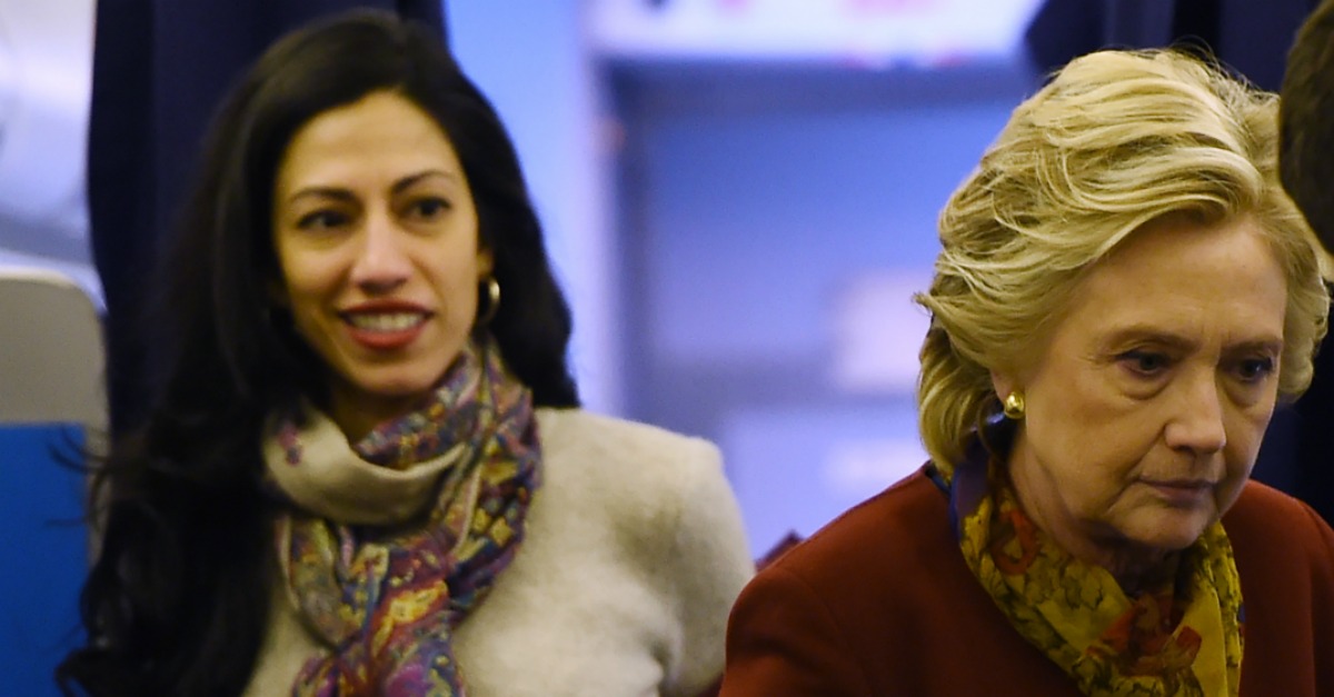 Just Released Huma Abedin Emails Put the Nail in Coffin of Clinton Donors Getting Special Treatment