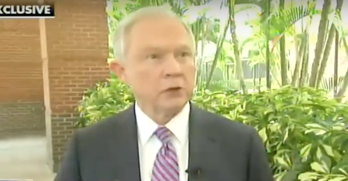After Relentless Public Criticism, Sessions Talks On Air About Trump's "Feelings"