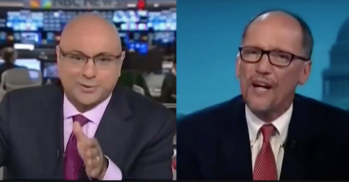 DNC Chair Gets Asked Who's the Leader of His Party. MSNBC Host Doesn't Accept His Answer...