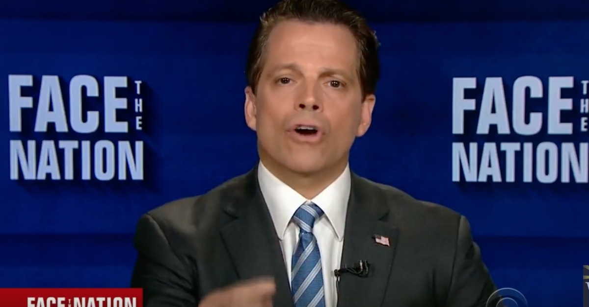 Scaramucci Statement Shows He's Bringing Hammer Down on Any WH Leakers