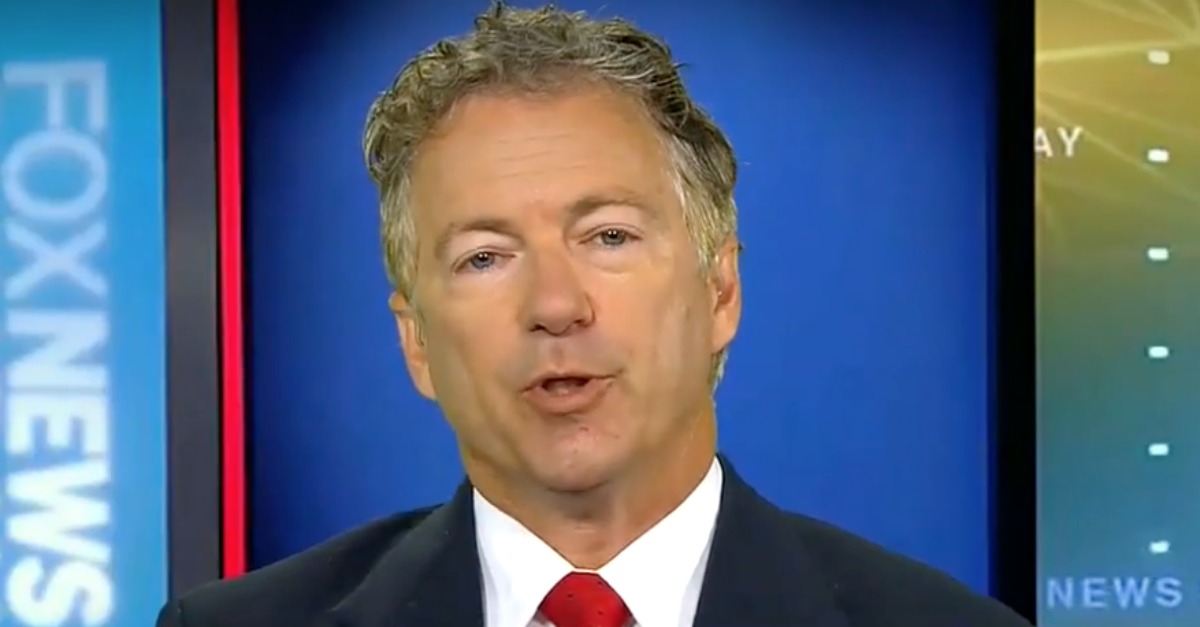 Rand Paul Sends Out a 'Warning' to Trump on GOP Health Care Bill