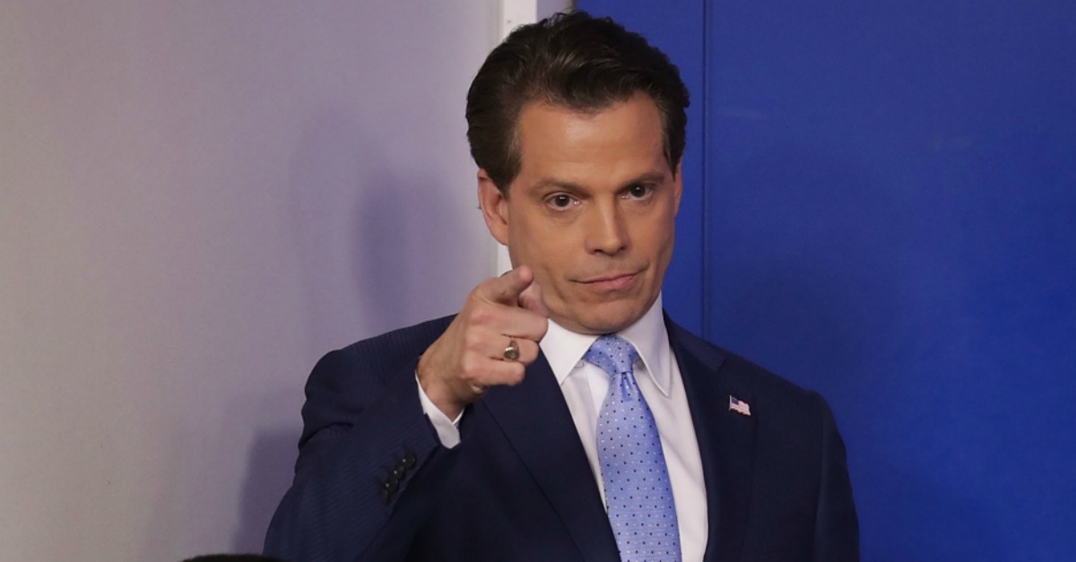 Scaramucci Just Fired His First Staffer from the White House Comms Department