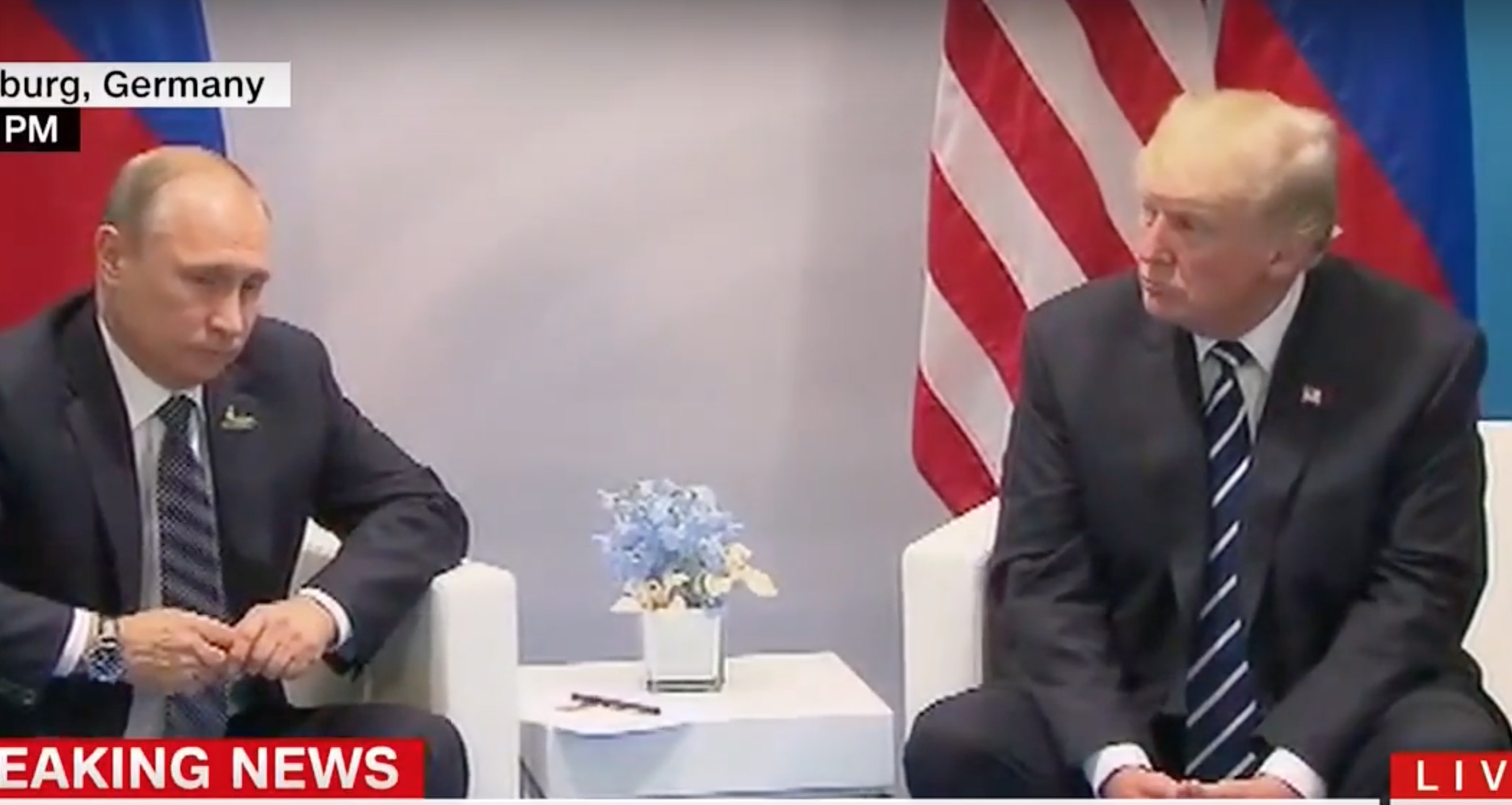 Trump Just Delivered His First Words to Putin in Highly Anticipated Meeting. They Didn't Disappoint...